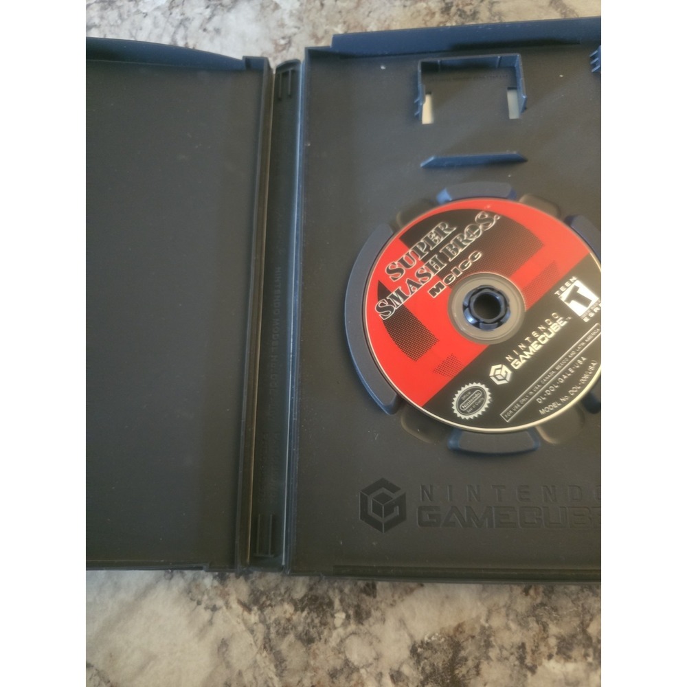 Super Smash Bros. Melee (Gamecube, 2001) Game+case No Booklet  Tested - Picture 3 of 4